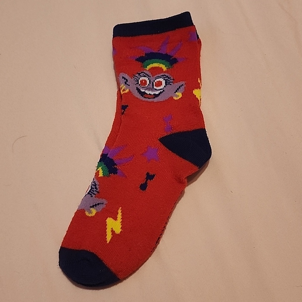 Trolls Queen Barb socks sz M(10-3)